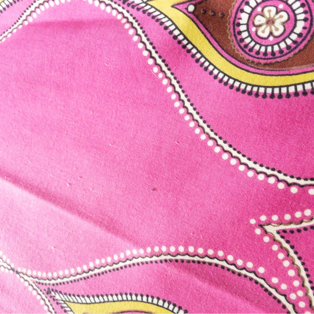 Vintage Laundry by Shelli Segal Pink Strapless Dress 90s SZ  8 Paisley Retro - Picture 11 of 14